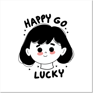 Happy go lucky Posters and Art